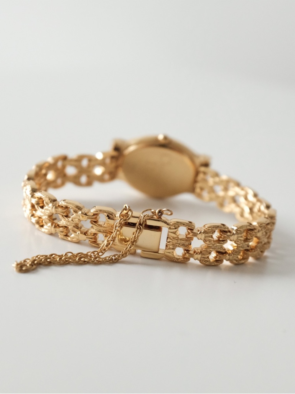 Vintage Dior Gold-Tone Bracelet Watch with Blue Dial - Picture 6 of 9